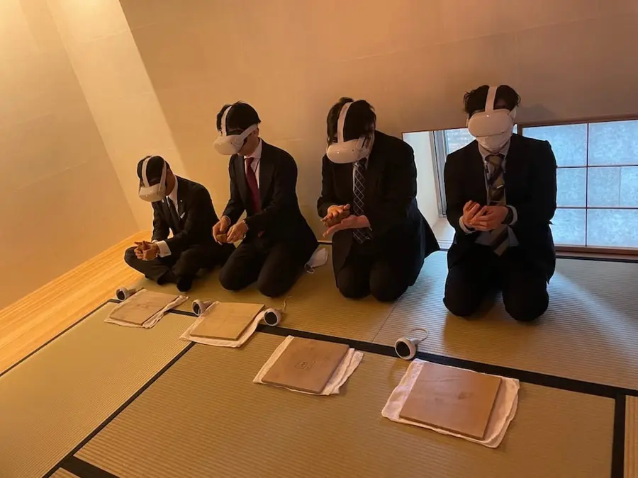 2023年4月　藝大茶室でのVRワークショップ